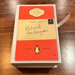 NIB 100 Postcards From Penguin Iconic Book Covers Fiction Classics Crime NEW Box